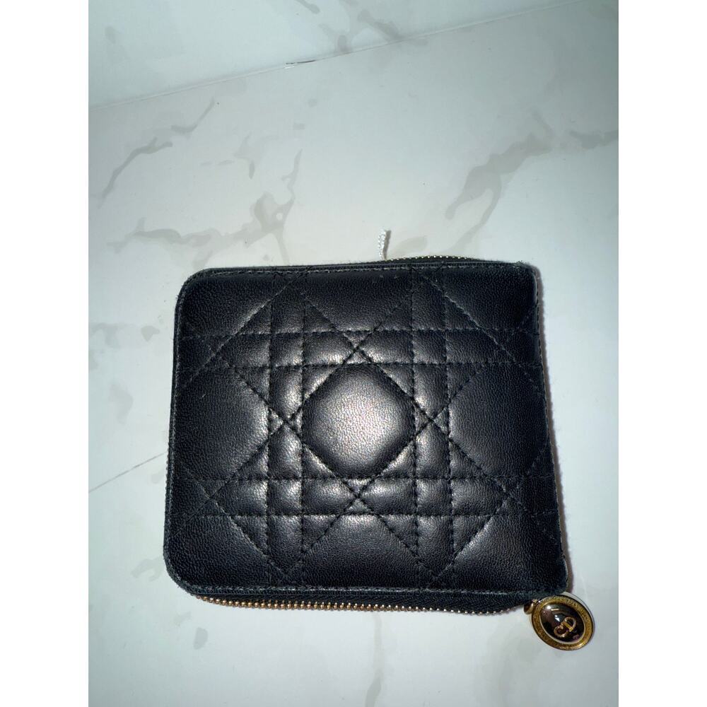 Dior Black Leather Wallet - Picture 5 of 6